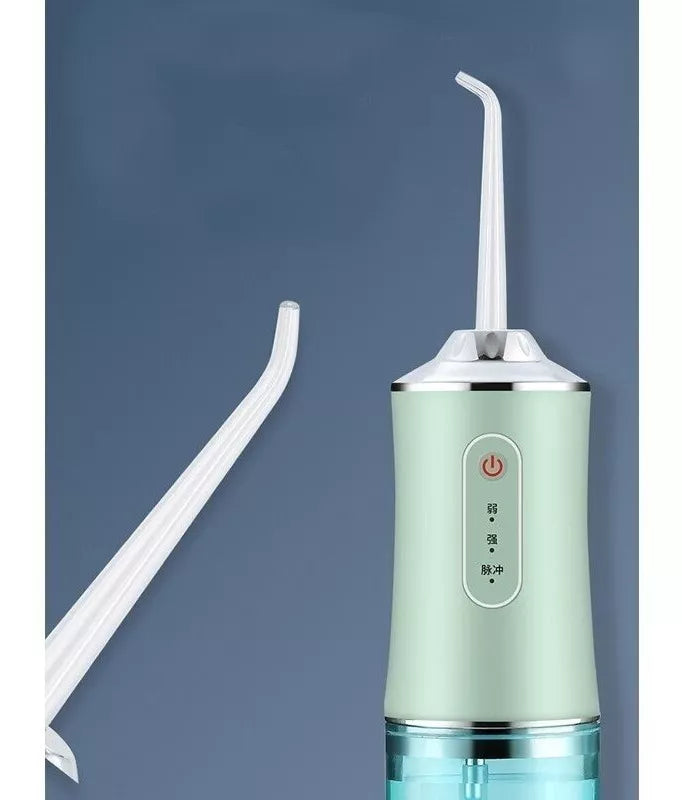 Irrigador Bucal Recargable con Presion Ajustable | Verde, Rosado y Blanco