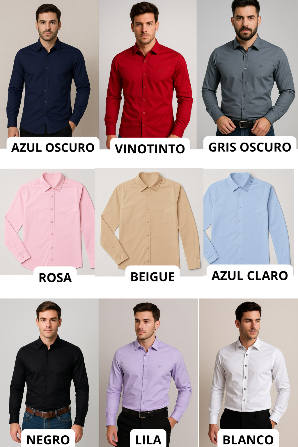 Conjunto Elegante Hombre - Blazer, Camisa, Jeans y Correa de Lujo H105-3