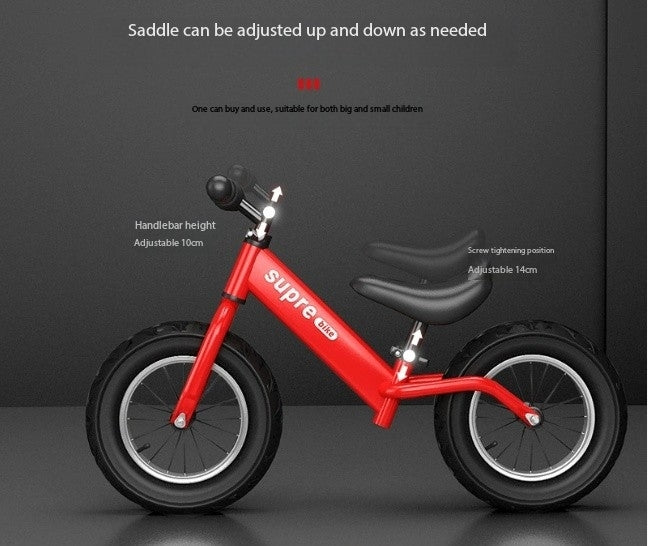Bicicleta de Equilibrio para Niños 12" | Sin Pedales | 2 a 6 Años
