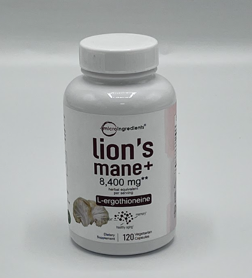 Lion's Mane - Suplemento de Melena de Leon para Memoria, Enfoque y Salud Cerebral