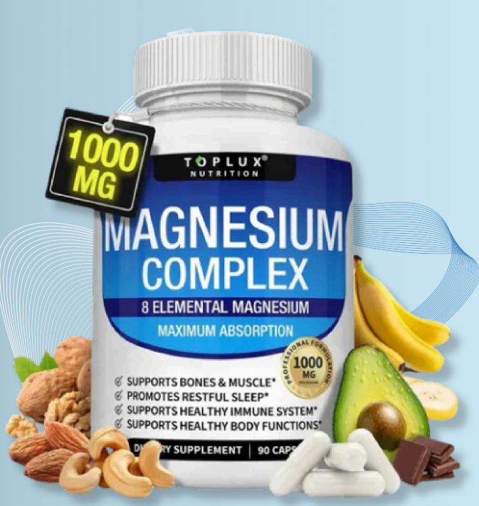 Magnesium Complex 8 en 1 - Sueno, Musculos y Huesos