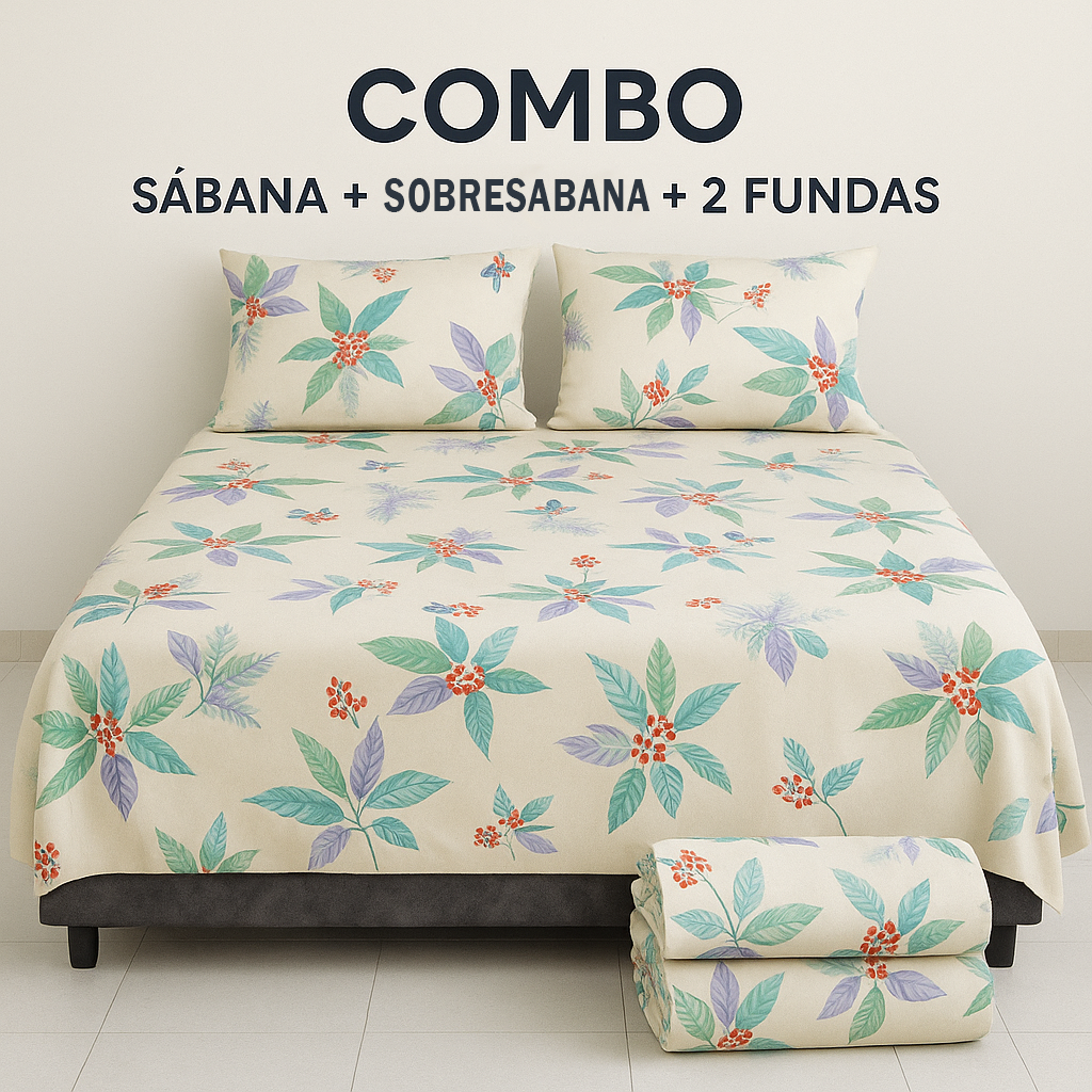Sabanas Queen 1.60x1.90 - 9 Disenos Disponibles | Envio el Mismo Dia
