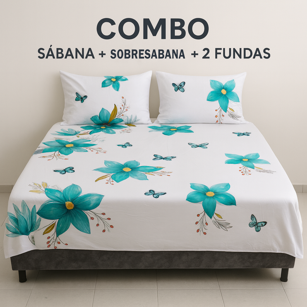 Sabanas Queen 1.60x1.90 - 9 Disenos Disponibles | Envio el Mismo Dia