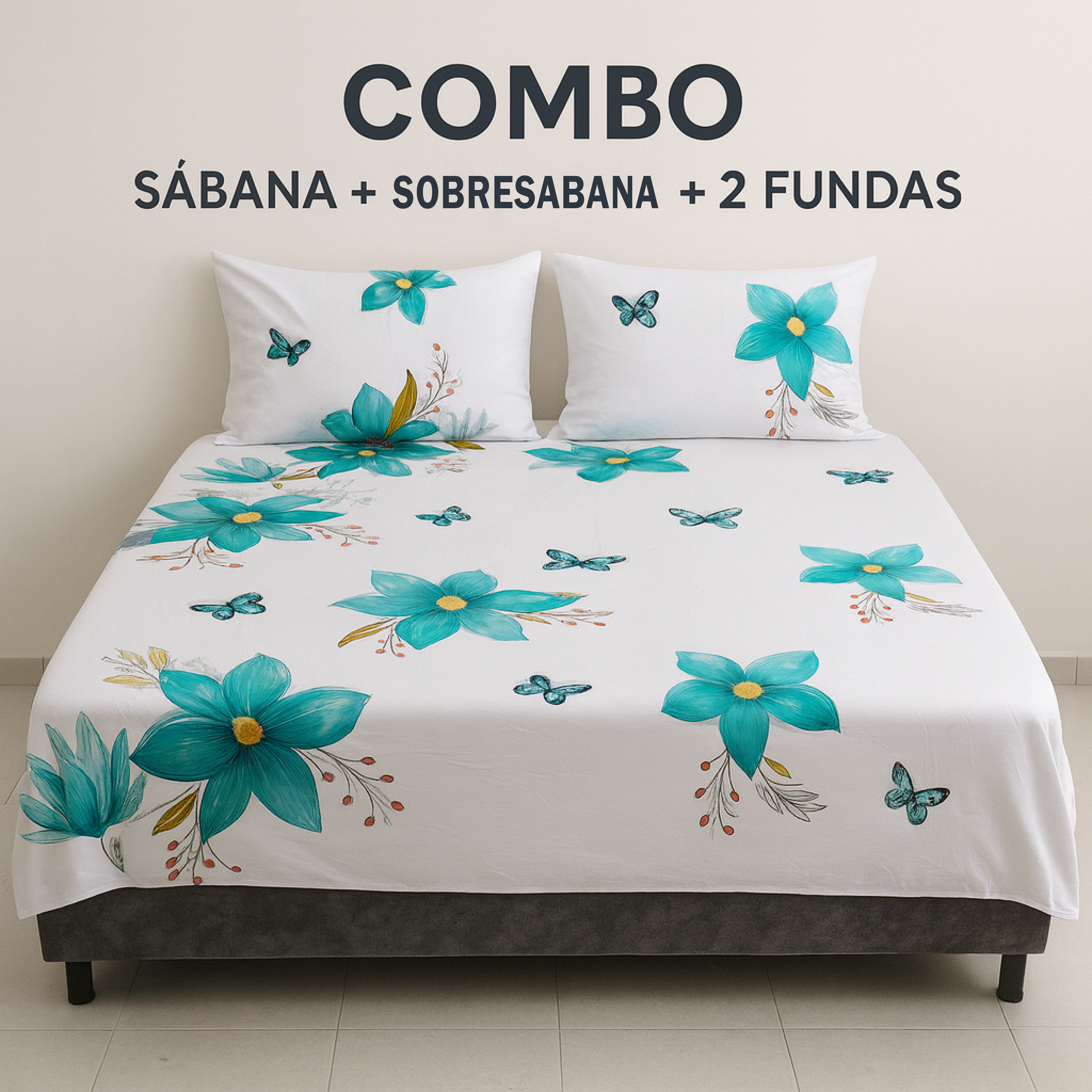 Sabanas Queen 1.60x1.90 - 9 Disenos Disponibles | Envio el Mismo Dia