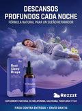 Rest Sleep Drops - Gotas para Dormir con Melatonina, Valeriana, Tila y Pasiflora