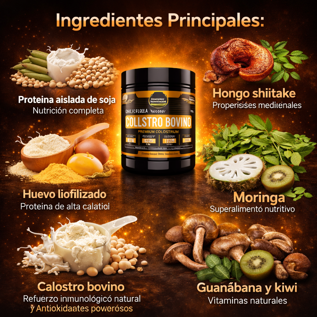 Calostro Bovino 500gr  - Fortalece Sistema Inmunológico