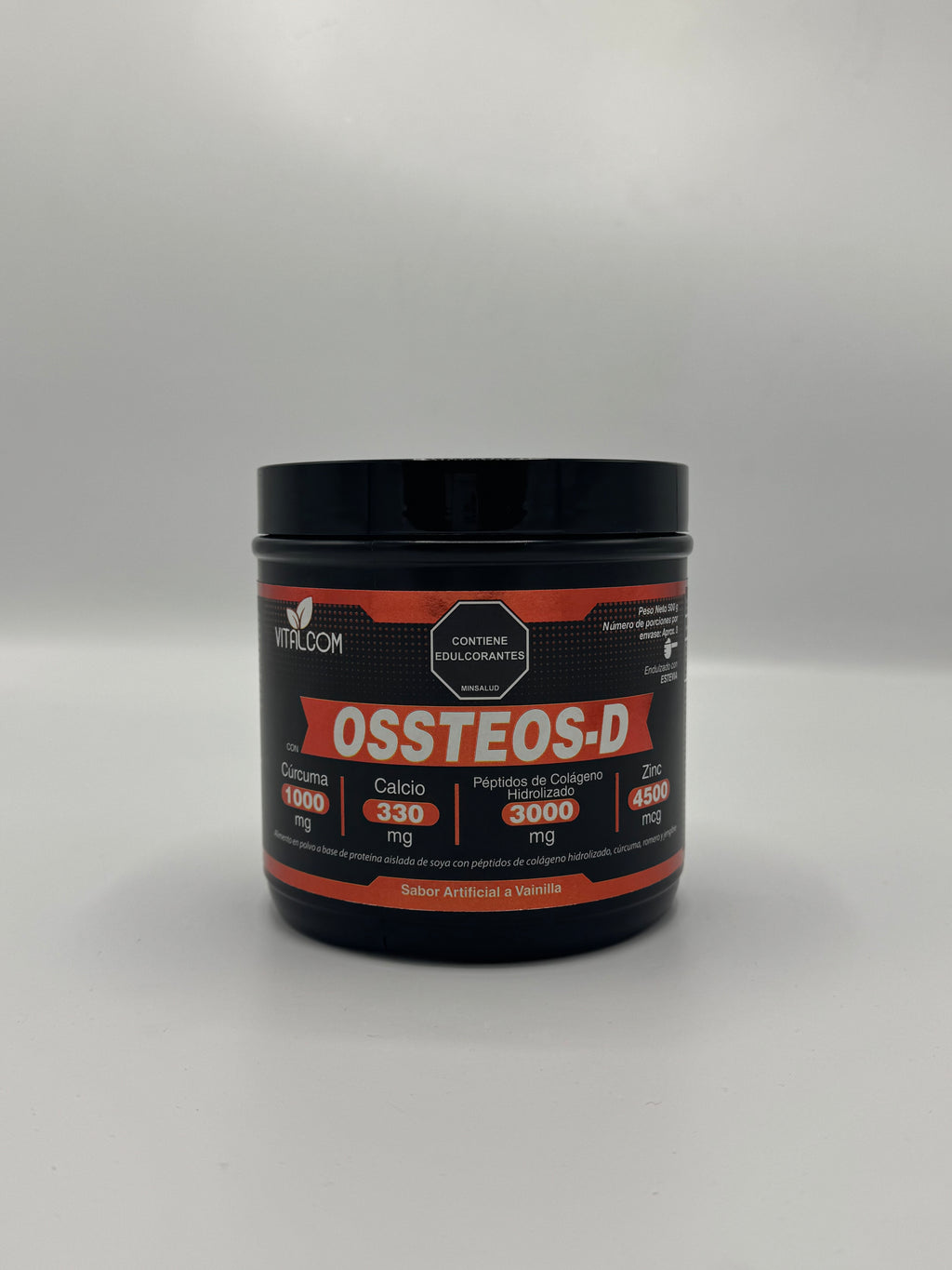 OSSTEOS-D | Suplemento en Polvo para Articulaciones y Huesos con Colágeno, Cúrcuma y Calcio