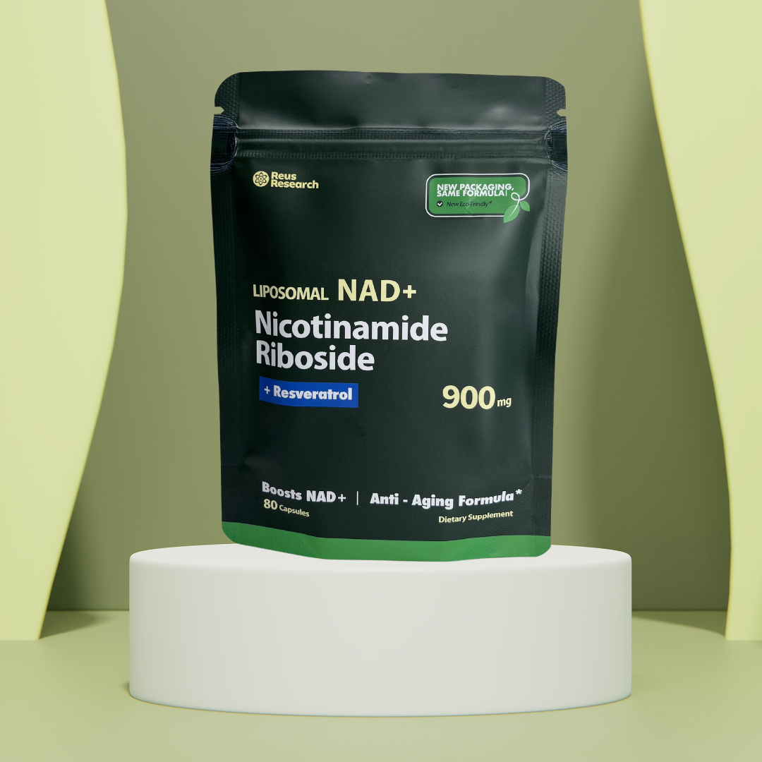 Liposomal NAD+ con Resveratrol - Energía Celular y Anti-Envejecimiento