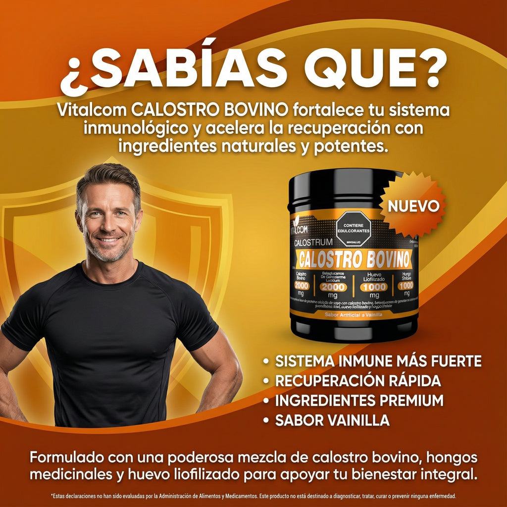 Calostro Bovino 500gr  - Fortalece Sistema Inmunológico