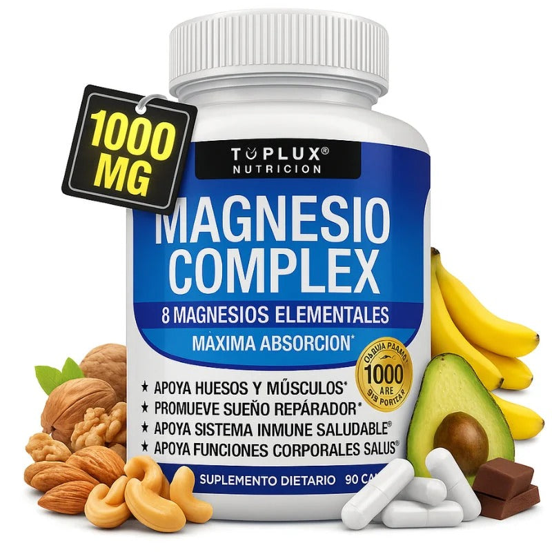 Magnesium Complex 8 en 1 - Sueno, Musculos y Huesos