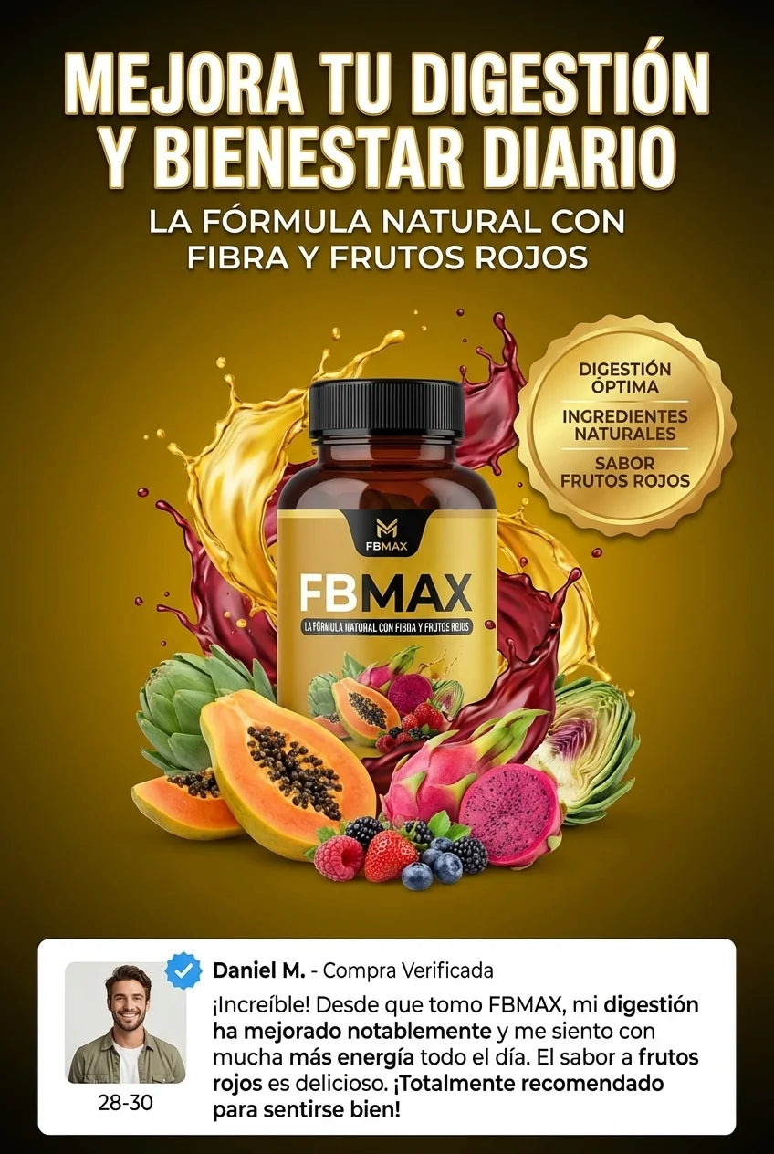 FBMAX 1000ml – Bebida Funcional Digestiva con Papaya, Alcachofa, Pitahaya y Psyllium | Vitalcom